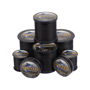 HERCULES Black Fade Free Fishing Line 8 Strands 10LB-120LB PE Braided Fishing Line